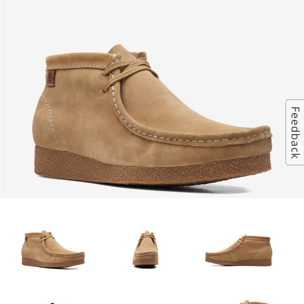 New in box unused men's Clark chukka boot size US 10.5